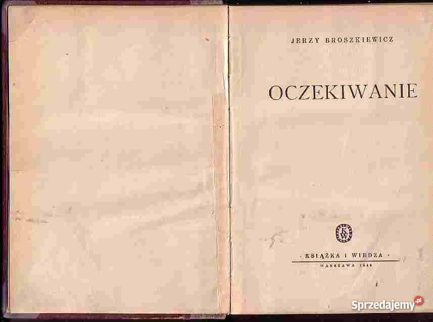 3447 OCZEKIWANIE JERZY BROSZKIEWICZ małopolskie Czyrna