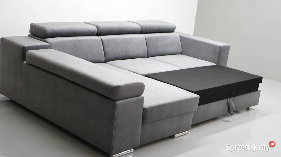 THr Narożnik funkcja spania pojemnik regulowane Poznań