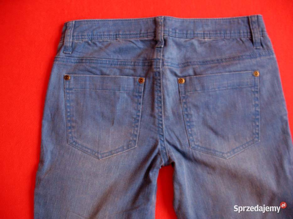 Spodnie damskie jeans 34 XS biodra 90 94 Rainbow