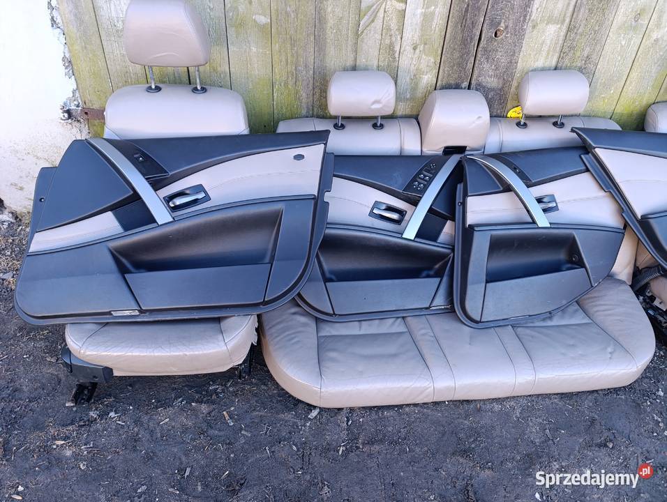 Kompletne Wnętrze BMW E60 Fotele kanapa boczki Brdów