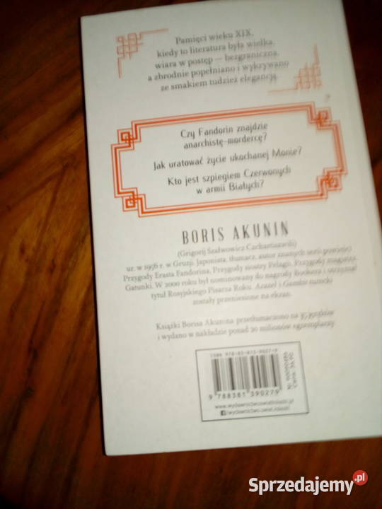 B Akunin Nie żegnam się Łódź