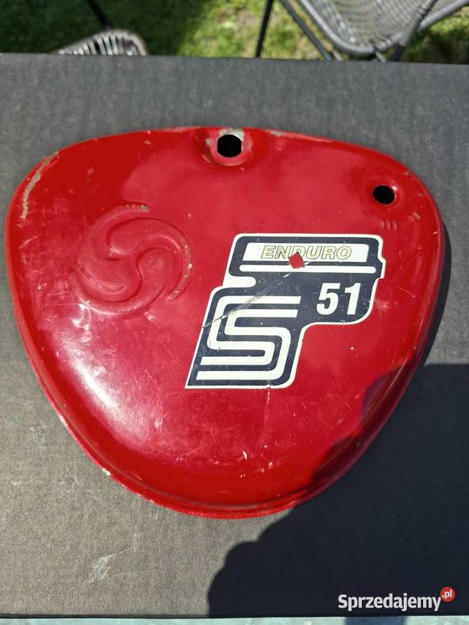 Pokrywa Boczna zbiornika Simson S51 DDR Skwierzyna