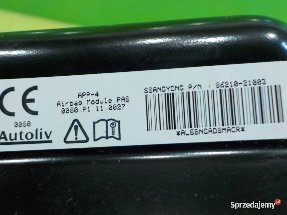 RODIUS II TURISMO 20 B 13r 5D AIRBAG poduszka osobowe sprzedam