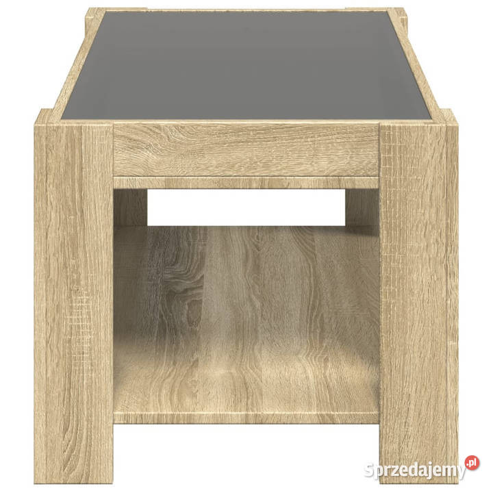 Stolik kawowy z LED dąb sonoma 93x53x45 WM847555 Warszawa