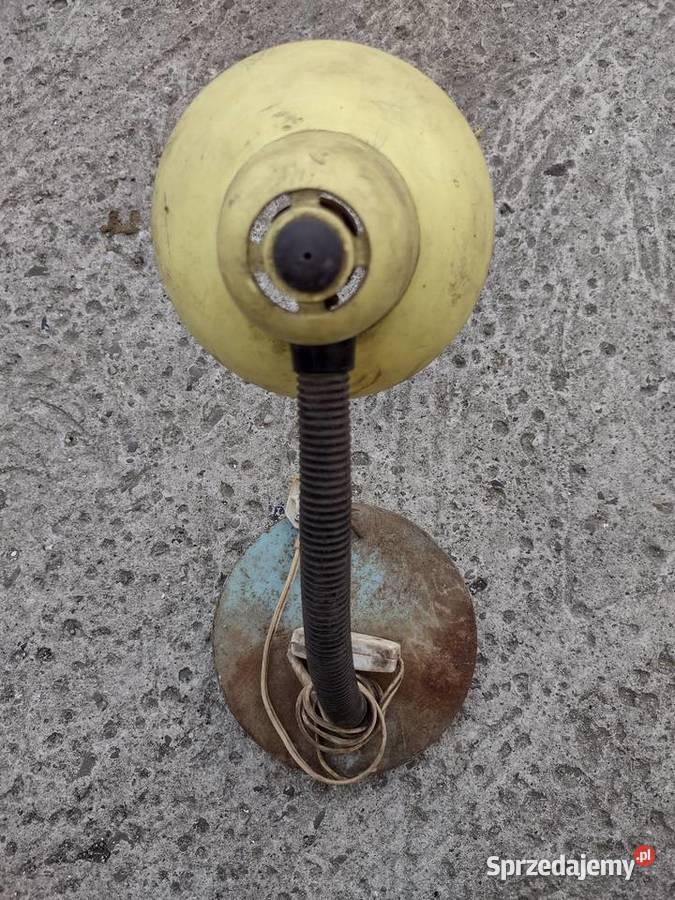 Lampka biurkowa PRL Gołcza