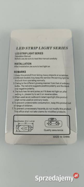 Nowe żarówki LED W5W Kierunkowskazy postojowe Brwinów sprzedam