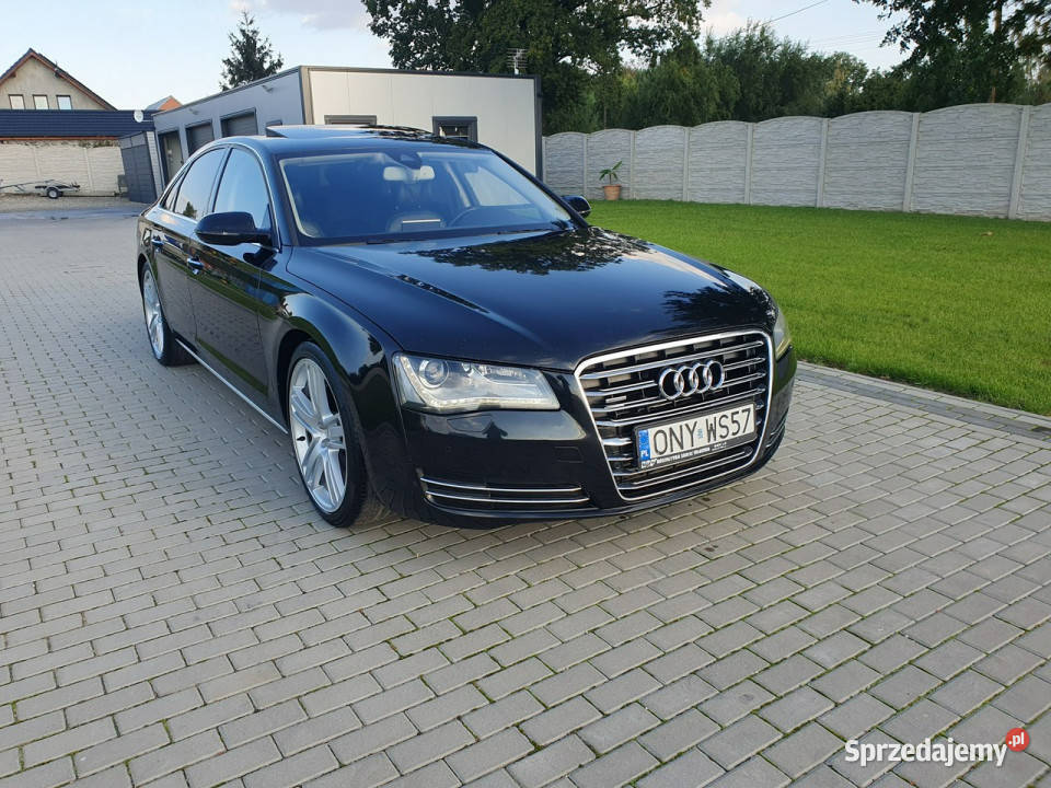 Audi A8 30tdi 250 ALU21 Full Raty Zamiana D4 Samochody osobowe Strobice