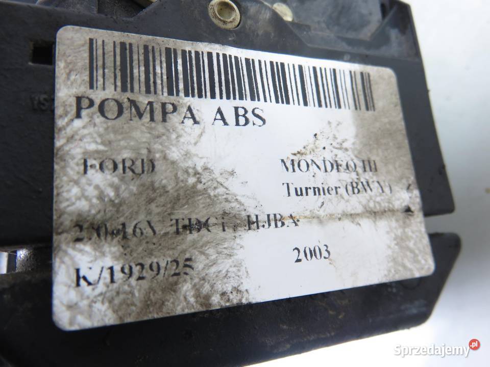 POMPA ABS FORD MONDEO III 0265950076 2S712C405AA osobowe małopolskie