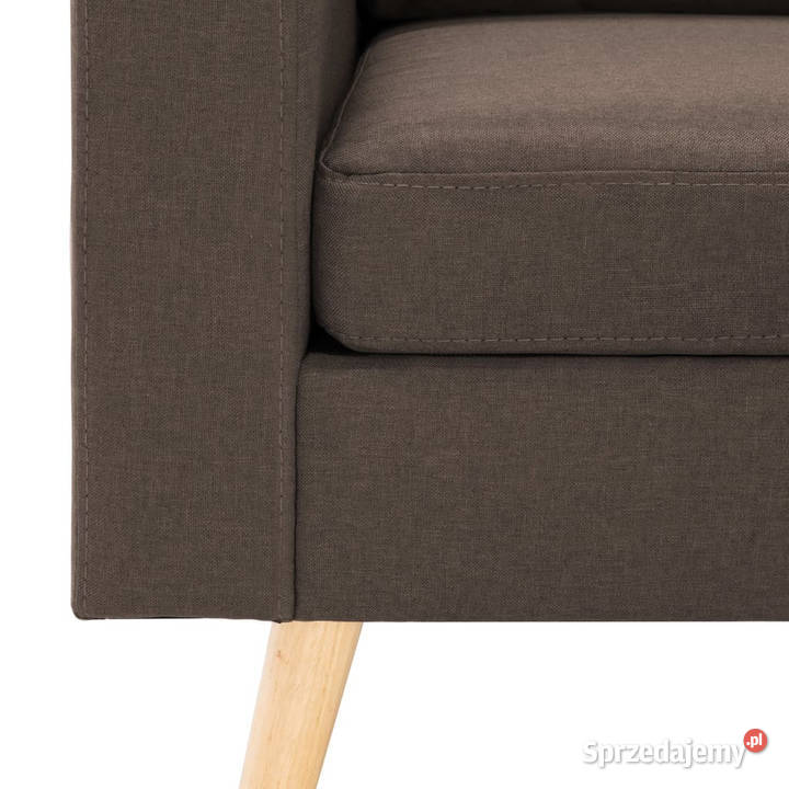 2osobowa sofa brązowa tapicerowana tkaniną mazowieckie Warszawa