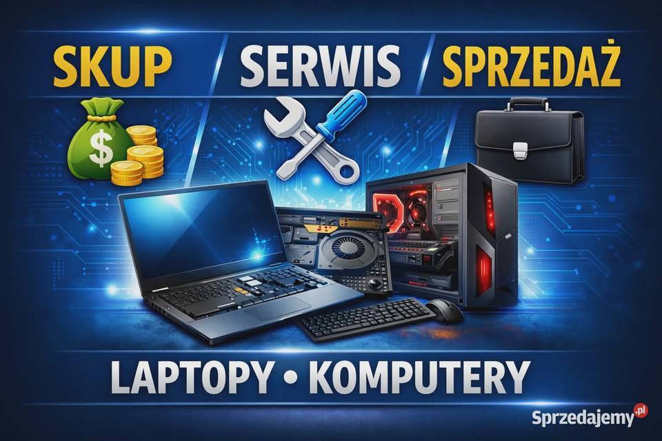 Skup Serwis Sprzedaż komputerów i laptopów małopolskie Bochnia