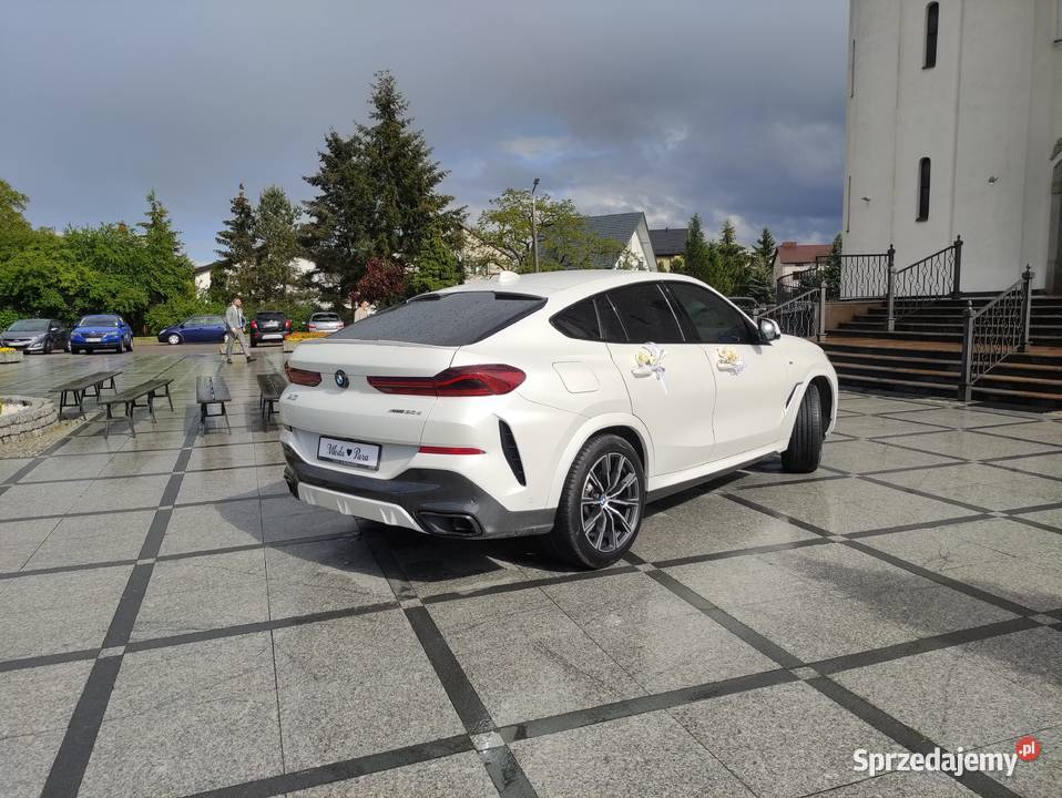 BMW X6 BIAŁE DO ŚLUBU WYNAJEM ostatnie Terminy