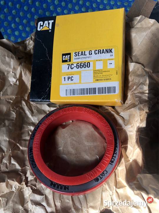 Uszczelka prawego obrotu wału korbowego CAT Jednostka napędowa Piła