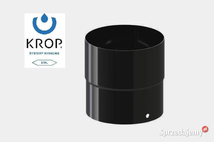 KROP STAL System ZŁĄCZKA RURY MUFA fi 90 CZARNY Hajnówka