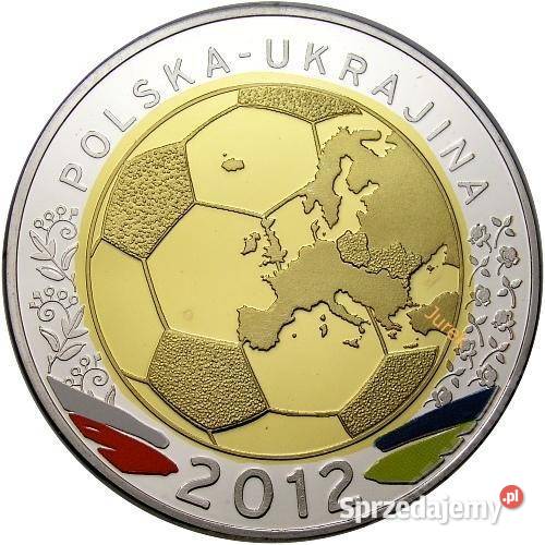 Medal Moneta CERTYFIKAT Polska Ukraina ME w Kolekcje