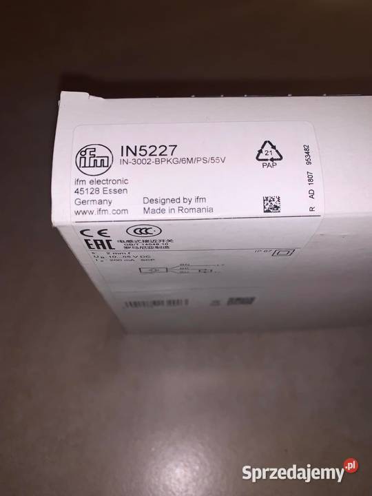 IFM Electronic IN5227 Inductive sensor