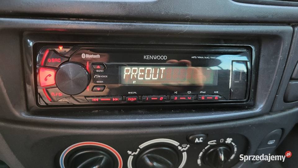 Radioodtwarzacz Samochodowy Firmy Kenwood zestaw