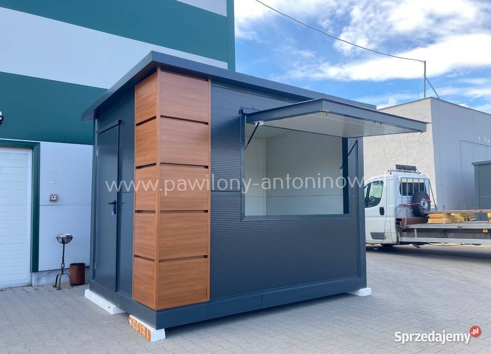 NOWY PAWILON KONTENER GASTRONOMICZNY LODY SKLEP