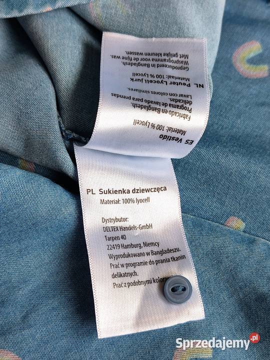 Sukienka jeansowa Poco Piano 104 śląskie Katowice sprzedam