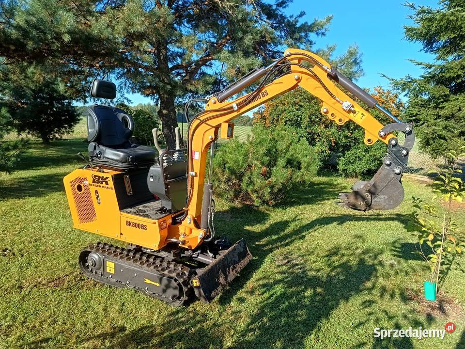 Minikoparka Berger Kraus Bk800bs śląskie Kuźnia Nieborowska
