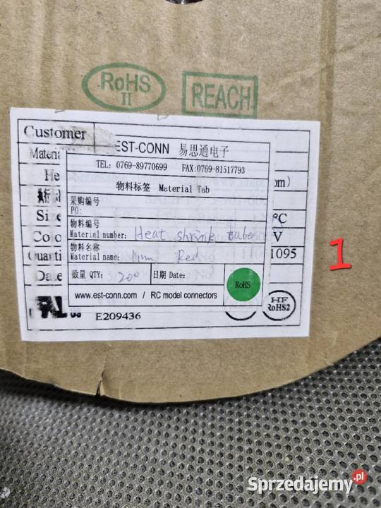 Rurka termokurczliwa 1mm 2mm gumowa na metry zachodniopomorskie Koszalin