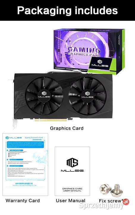 Karta graficzna MILLSE AMD Radeon RX 580 8GB małopolskie Myślenice