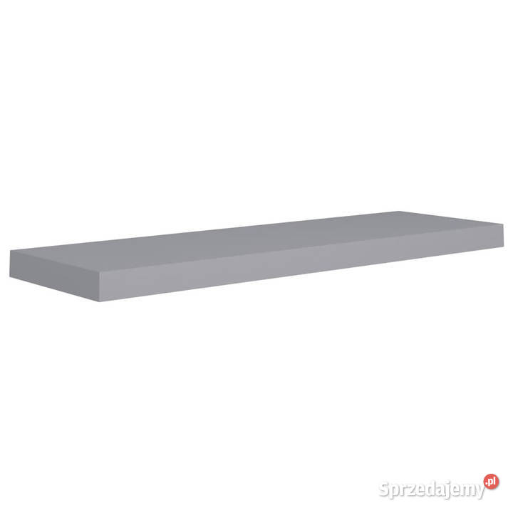 Półki ścienne 2 szare 80 x 235 x 38 MDF WM323857 Warszawa