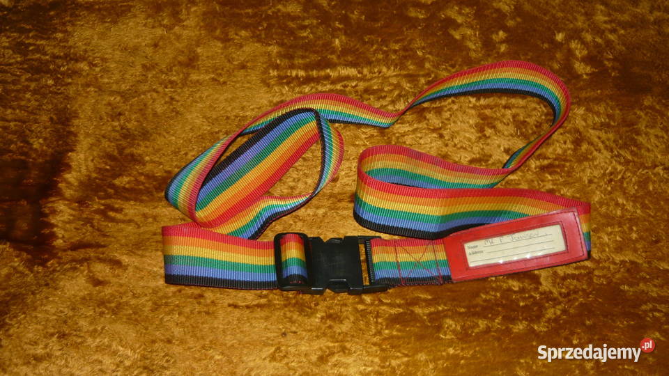 Pasek tęczowy pas szeroki Sokółka