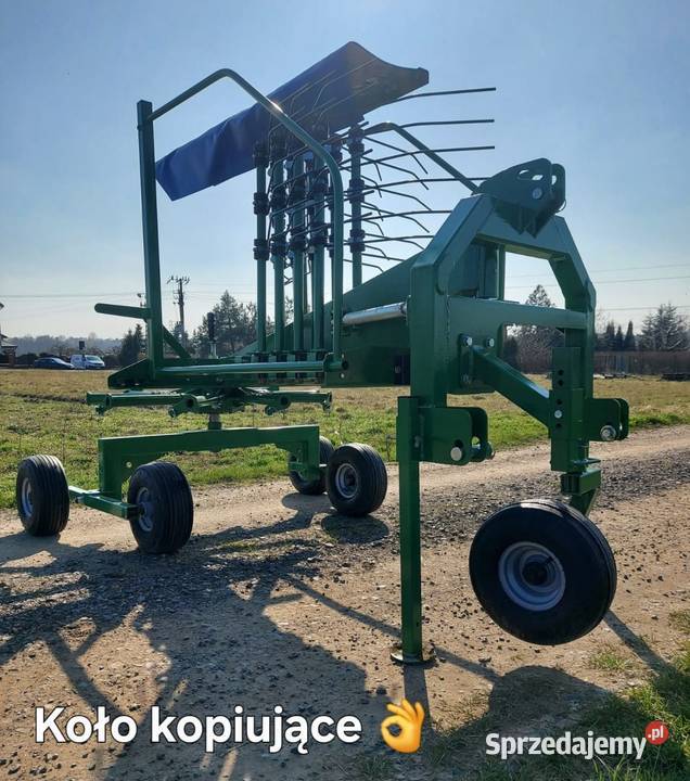 Łap okazje Zgrabiarka karuzelowa 35m tandem koło nieuszkodzony łódzkie Mroczków Duży