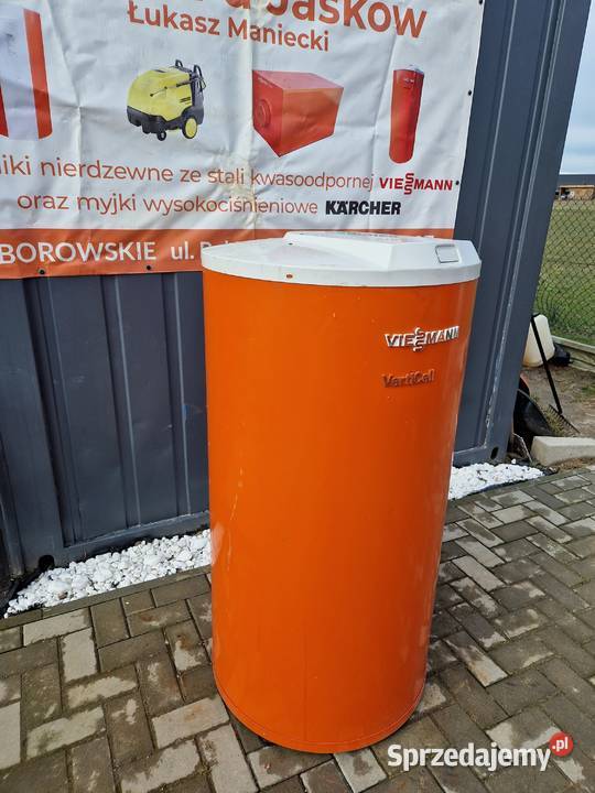 Bojler Nierdzewny Viessmann dwupłaszczowy 160l Zborowskie