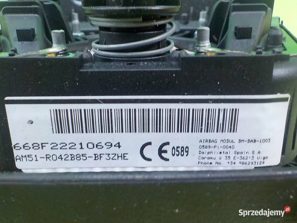 FOCUS MK3 10 B 12r HB 5D AIRBAG poduszka mazowieckie sprzedam