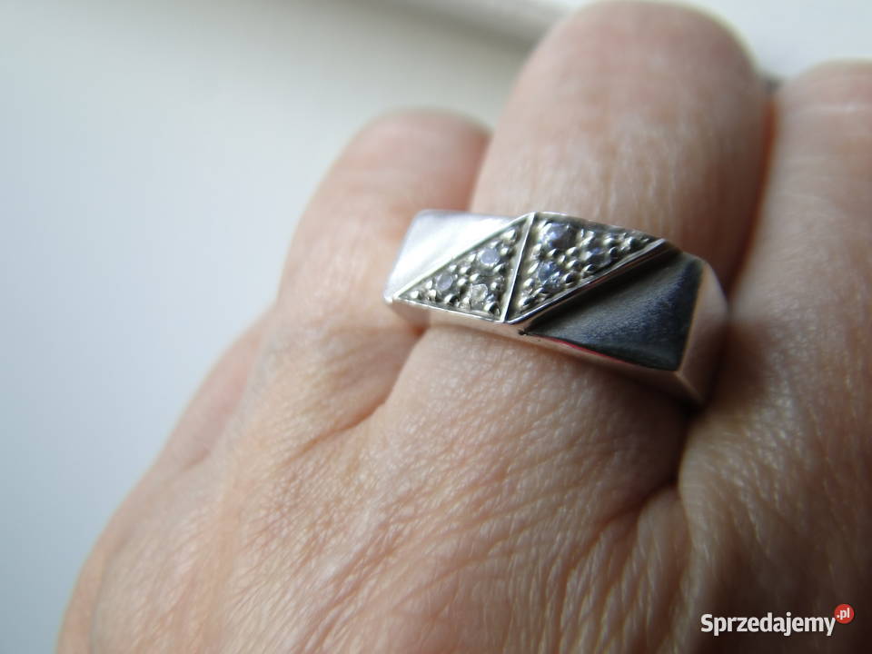 Solidny pierścieńsygnet srebro 925 Warszawa sprzedam