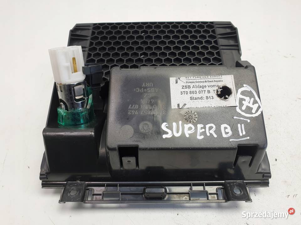 Skoda Superb II POPIELNICZKA Schowek 3T0863077B lubelskie Rudka