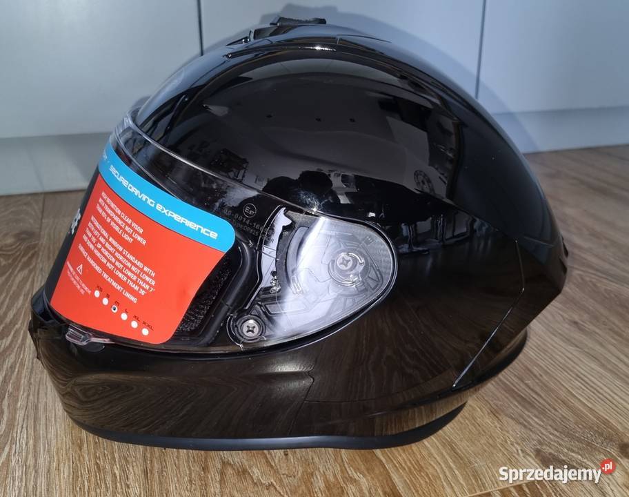 Kask NEX Racing fullface błyszczący czarny Reda sprzedam