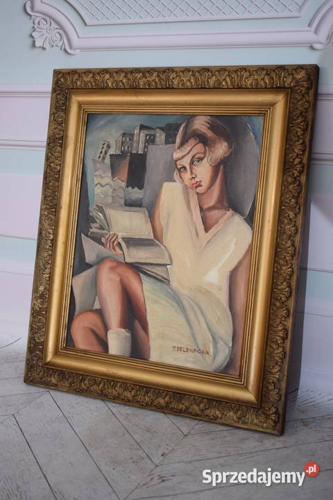 T De Łempicka Portret Uczennicy Studentka z Kraków