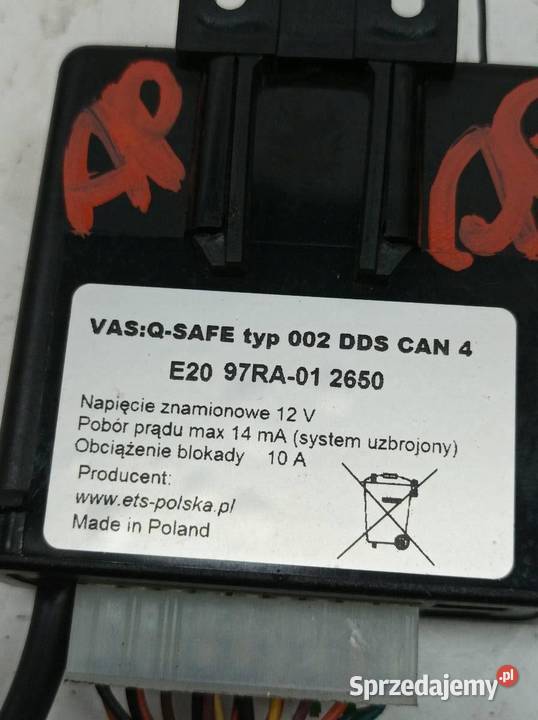 MODUŁ CENTRALNKA ALARMU Q SAFE CAN 4 002 DDS