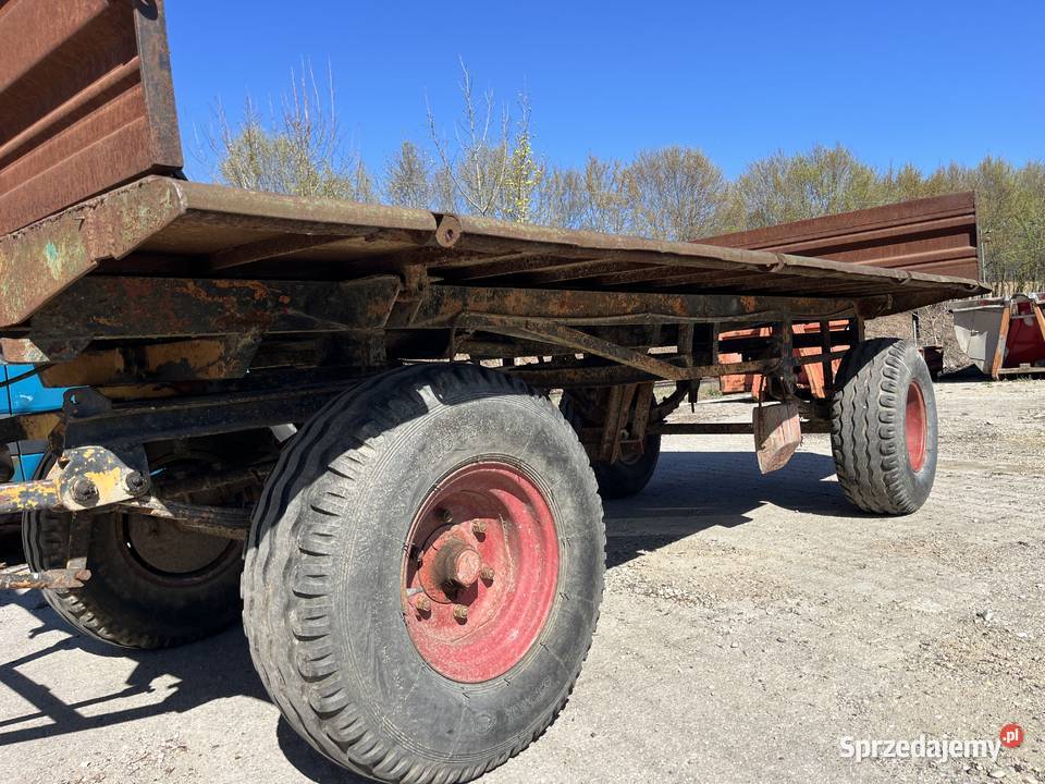 Przyczepa wywrotka 3 strony Niemcy nieuszkodzony Maszyny rolnicze Zamość