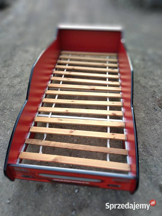 Łóżko dziecięce auto samochód czerwone z