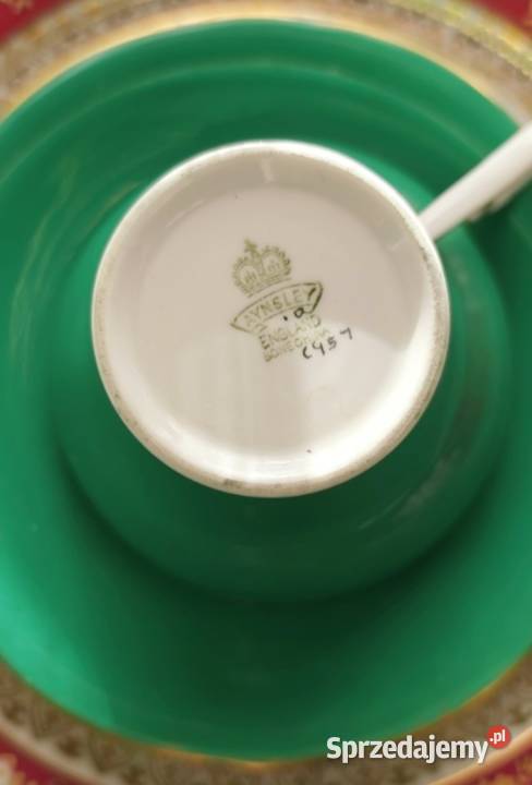 AYNSLEYantyczna filiżanka do herbatyporcelana