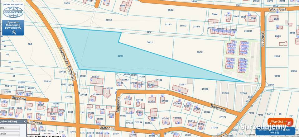 WYGODA Teren usługowy 14686 Ha Białystok