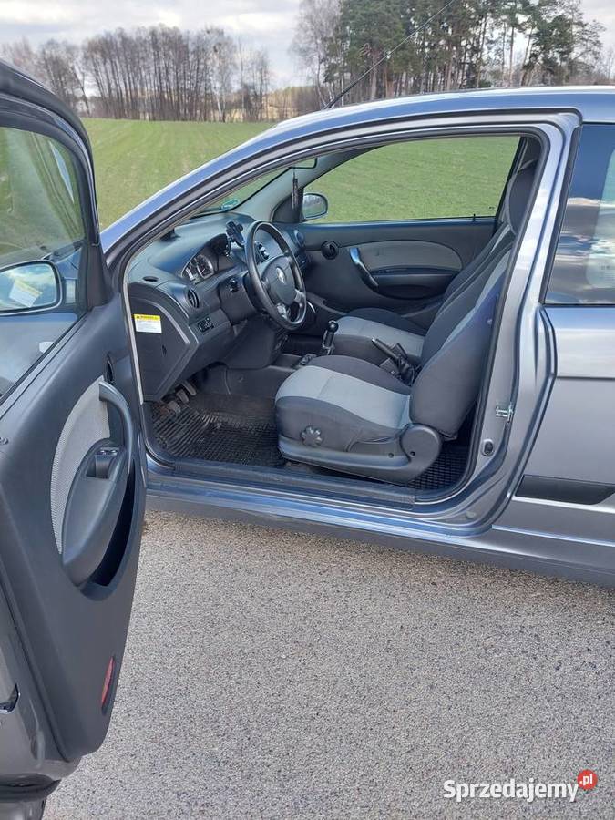 Chevrolet aveo 12 benzyna 2009r grafitowy Dobrzyniewo Fabryczne sprzedam