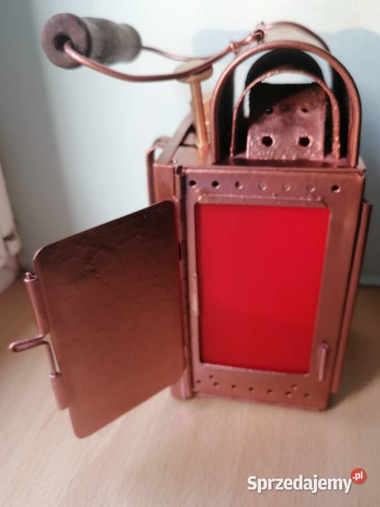 Stara konduktorska lampa karbidowa