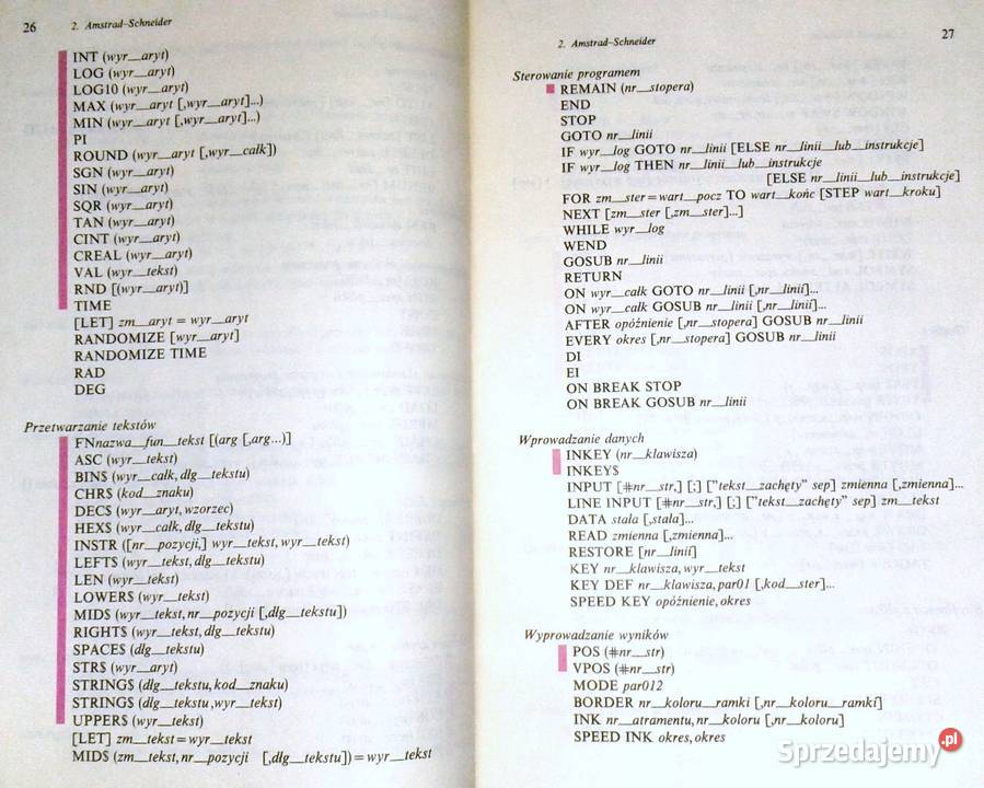 Mikrokomputery Klucze do basicu Małgorzata Pozostałe lubelskie