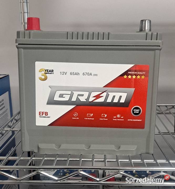 Akumulator GROM EFB STARTSTOP 65Ah 670A Japan Grudziądz