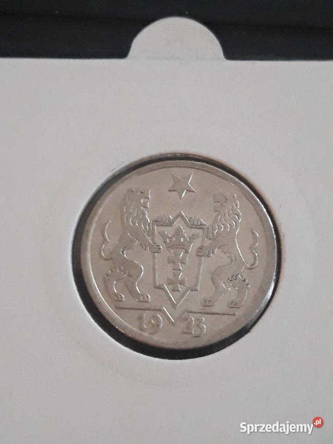 1 Gulden W M Gdańsk 1923 r 3 oryginał piękny Konin