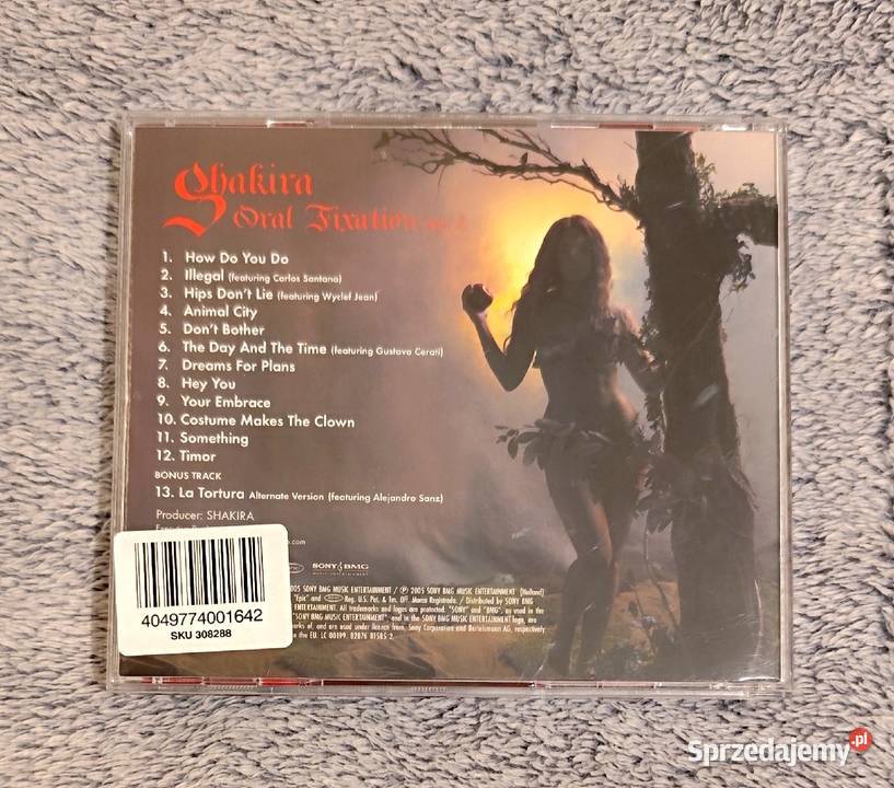 Shakira Oral Fixation Vol2 CD pop dance rnb 1 płyta Rybnik sprzedam