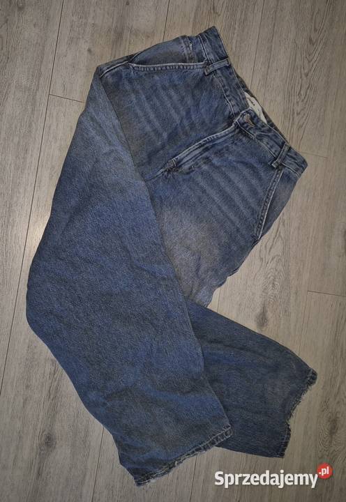 Spodnie jeansowe chłopiec Baggy Bershka 34XS Spodnie łódzkie