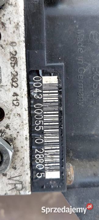 Pompa ABS Mercedes w168 A klasa Układ hamulcowy