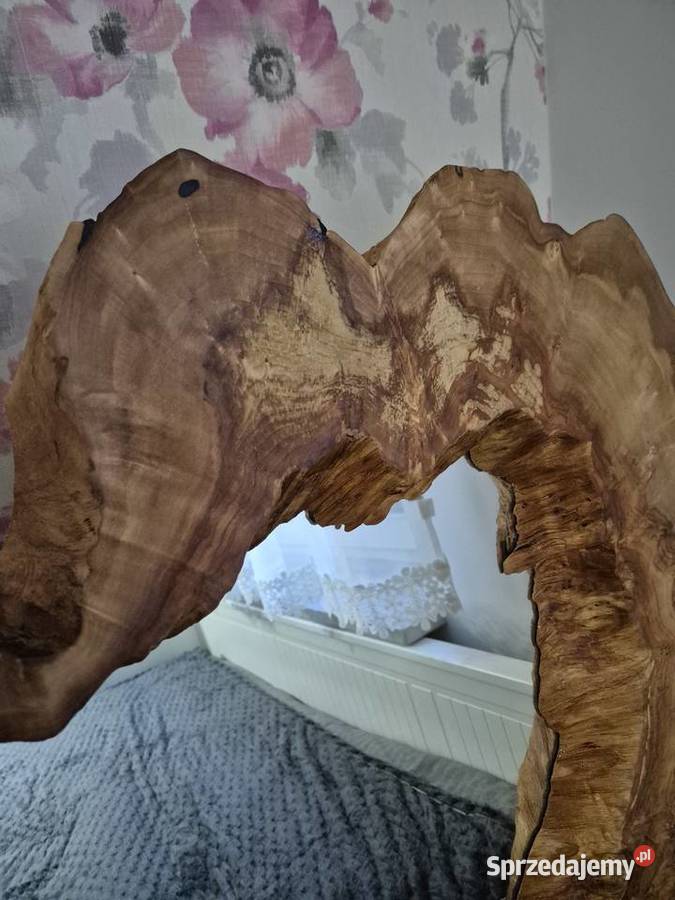lustro 98x83 topola z czeczotą Lustra