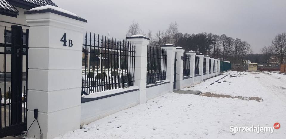Piekne stylowe ogrodzenia boniowane Wiązowna