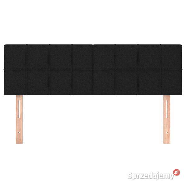 vidaXL Zagłówki do łóżka 2 czarneSKU346048 Dom i Ogród Warszawa